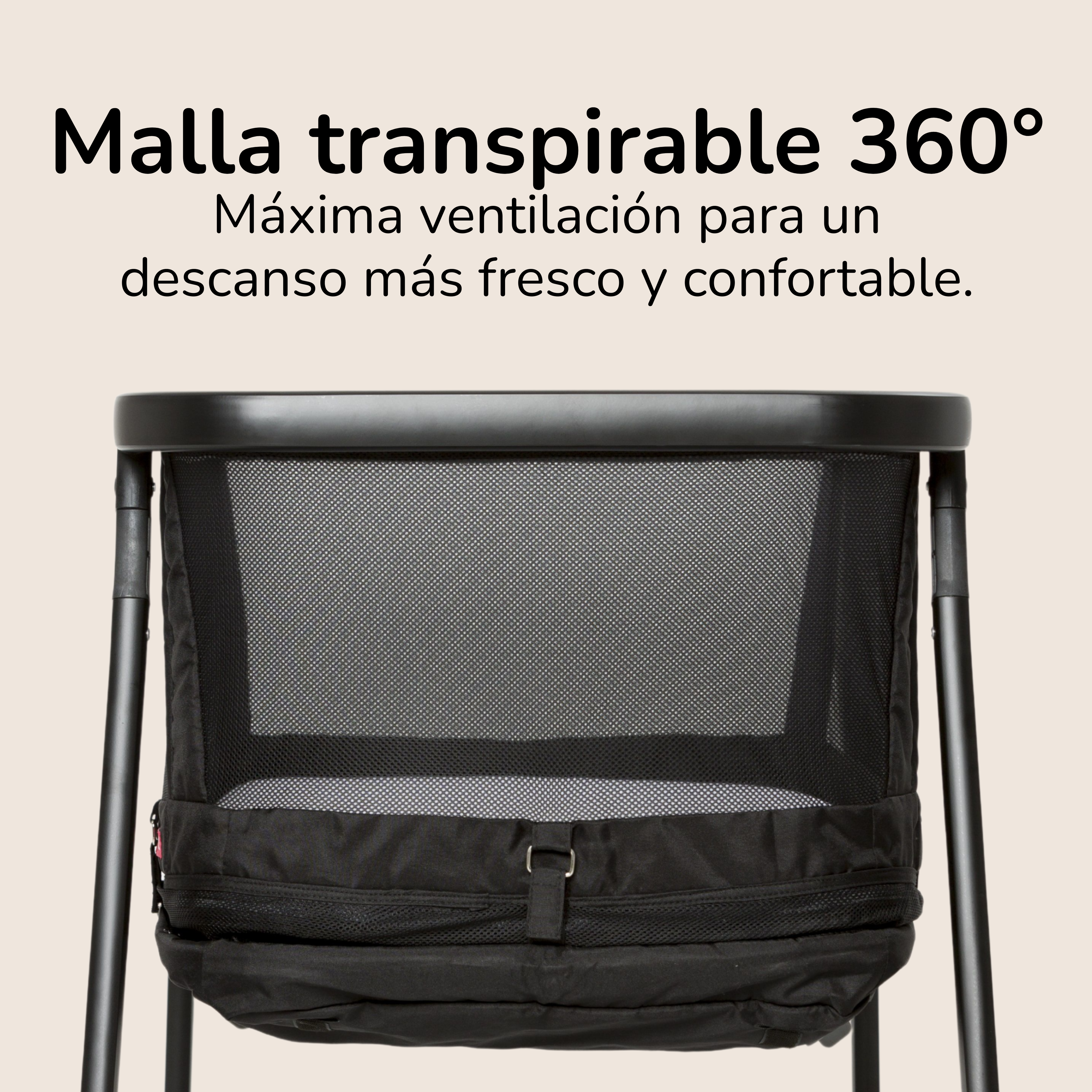 Minicuna evolutiva transpirable 4 en 1 Somnia Fresh