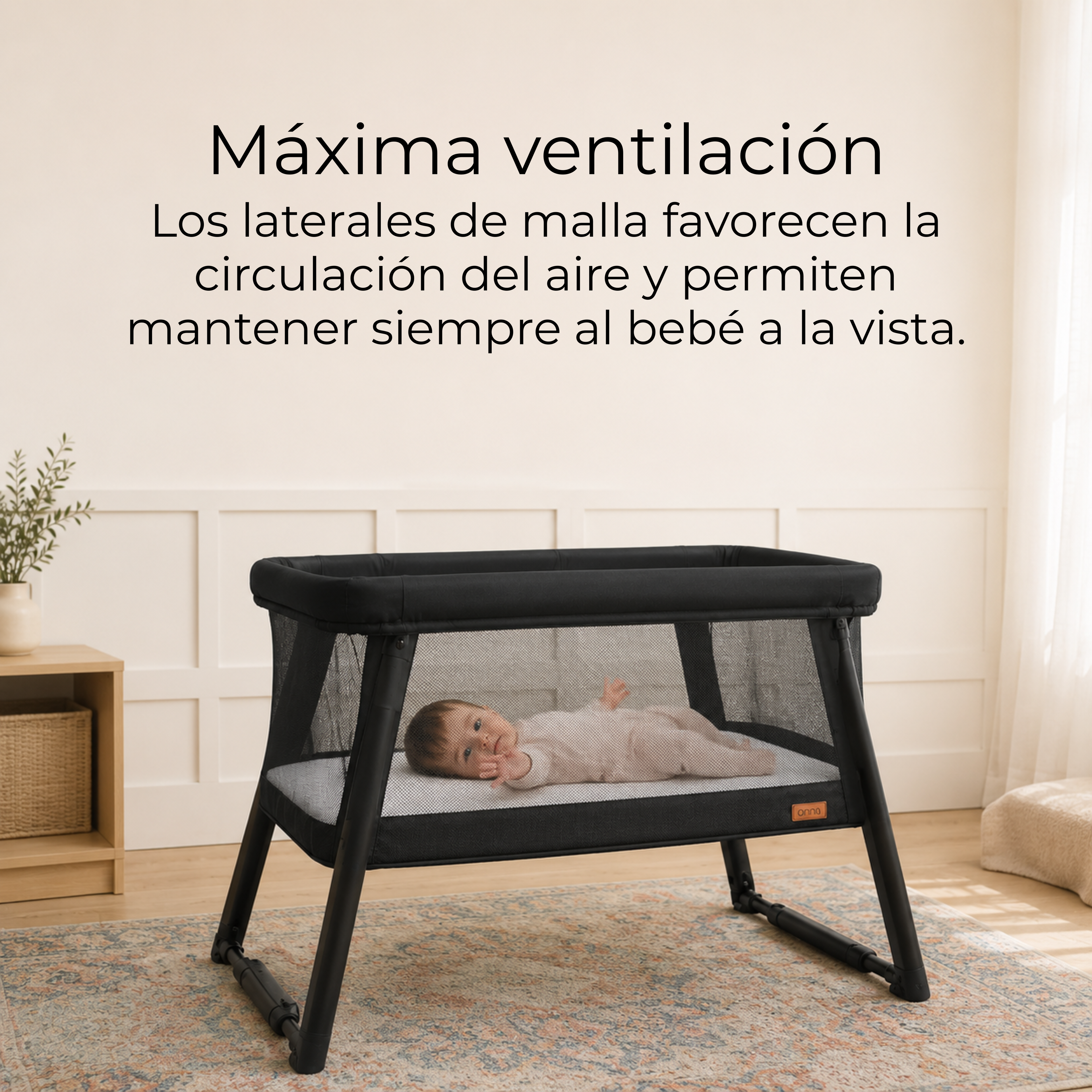 Minicuna ultraligera y plegable Vitae Fresh