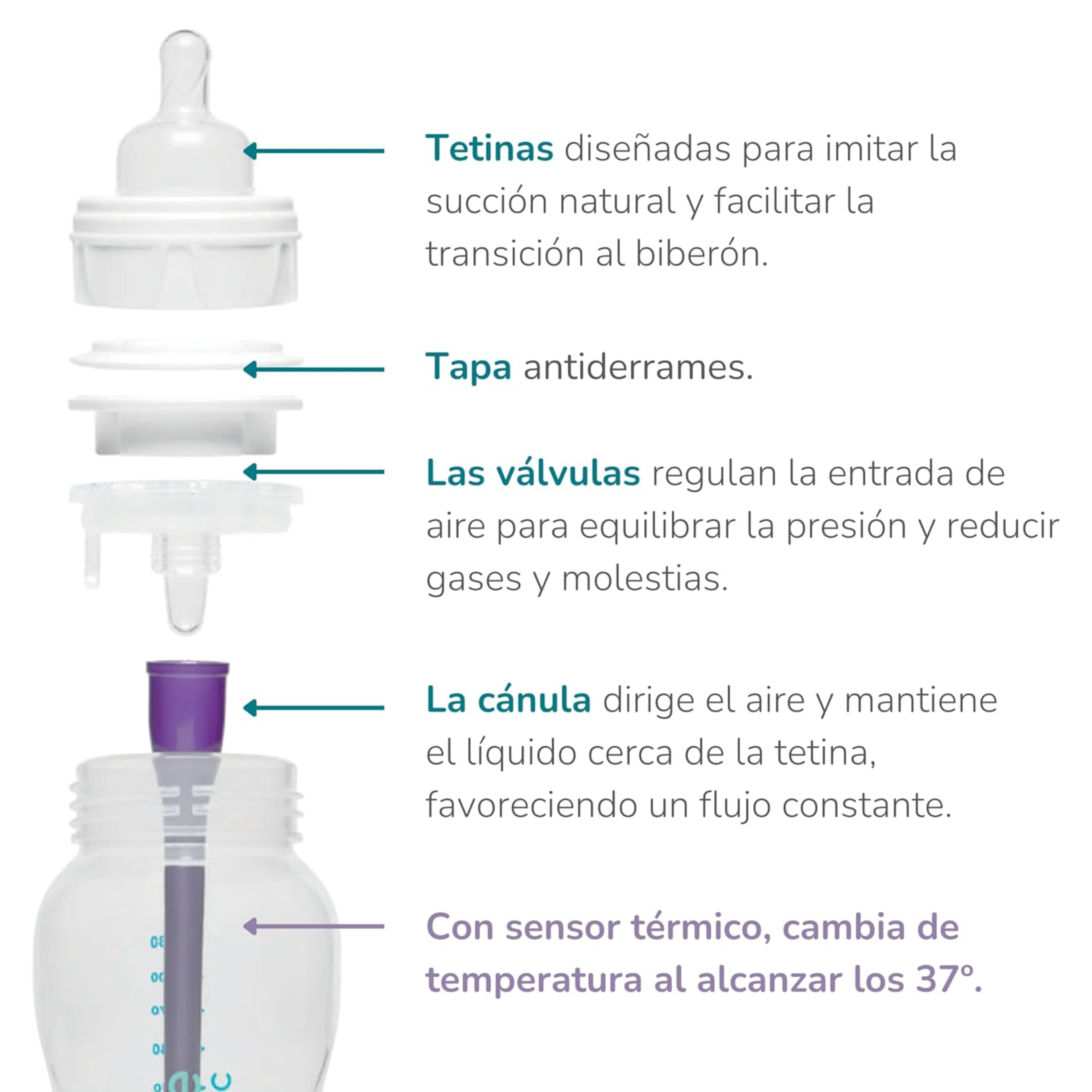 Biberón Anticólicos Bebedue Medic