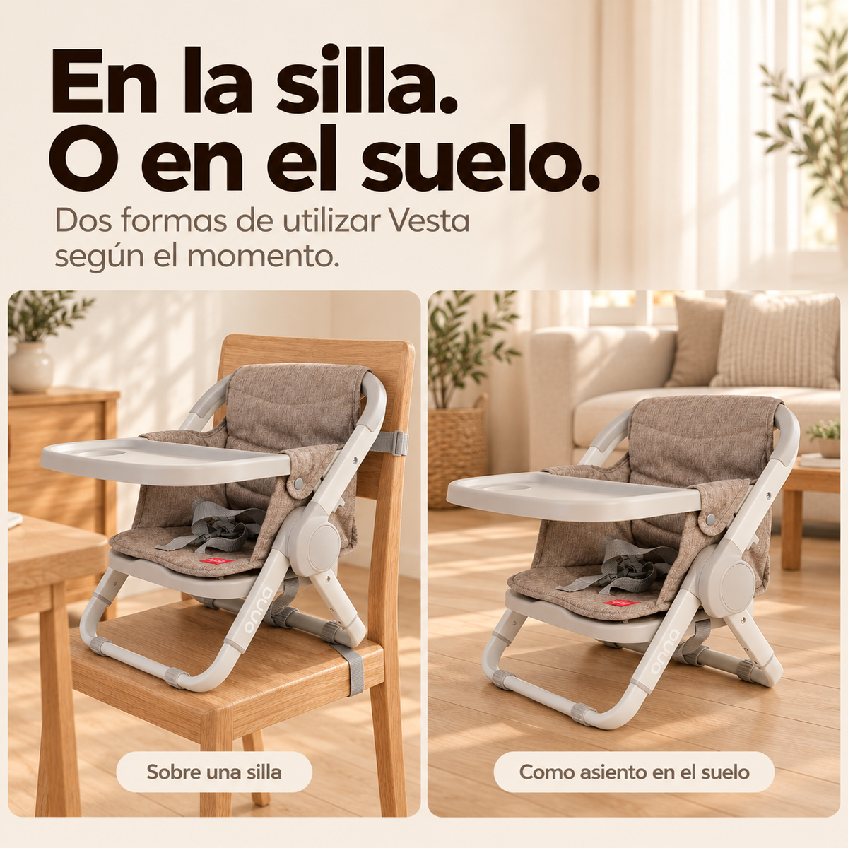 Trona portátil 2 en 1 Vesta